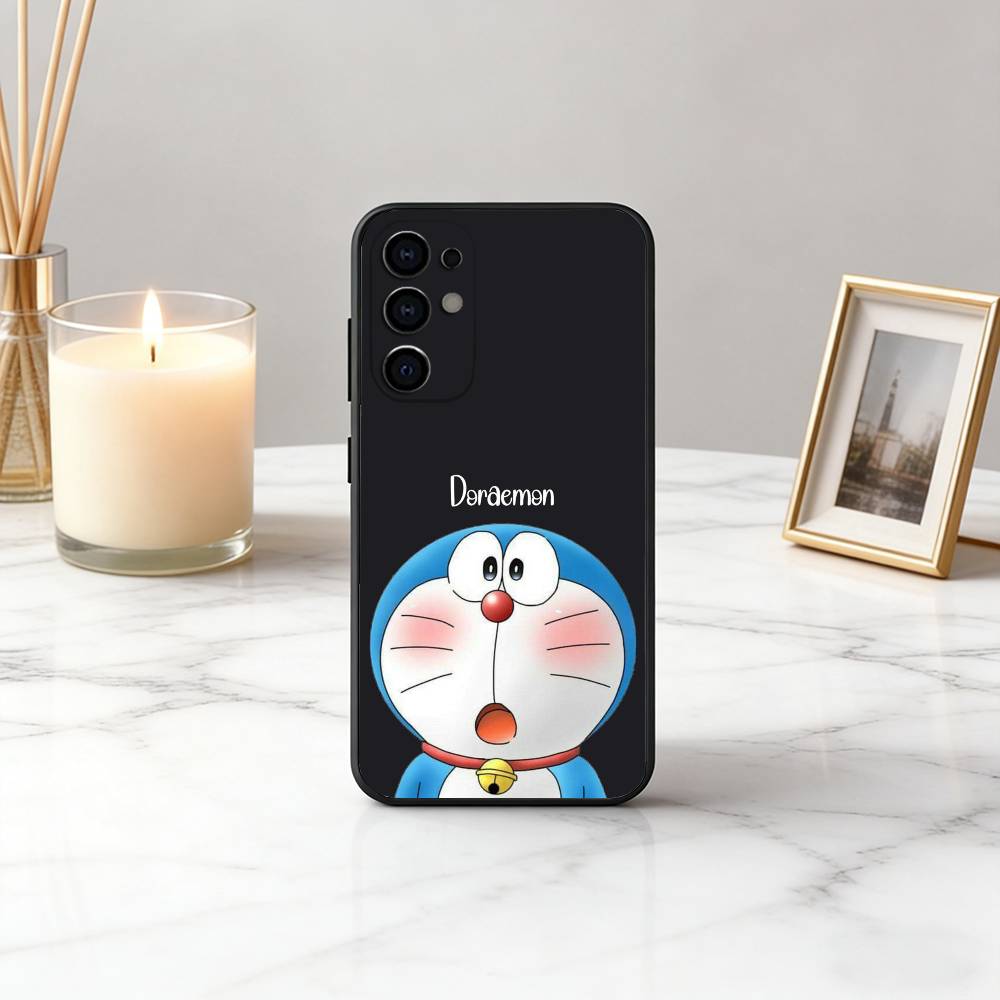 Clever cute D-Doraemon-es Phone Case Black Silicone Soft For Samsung S25,S24,S21,S22,S23,S30,Ultra,S20,Plus,Fe,Lite