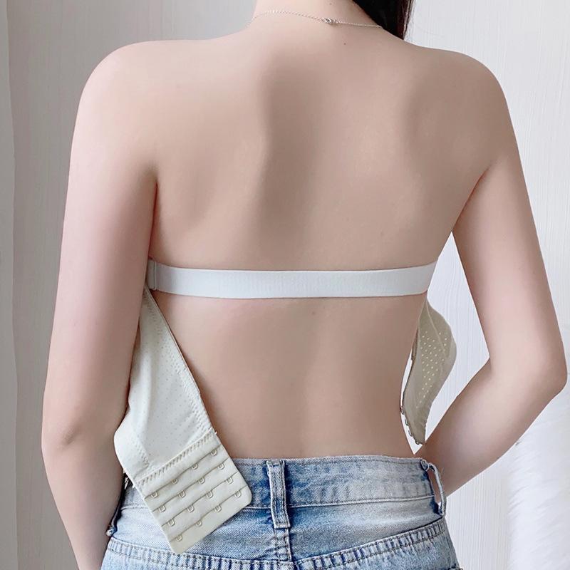 Plus Size Bez ramínek Trubkový top Dámské Sexy Krajkové spodní prádlo Bezešvé Bezdrátové podprsenky Protiskluzová Nevyztužená Podprsenka Sexy Dámské Spodní prádlo