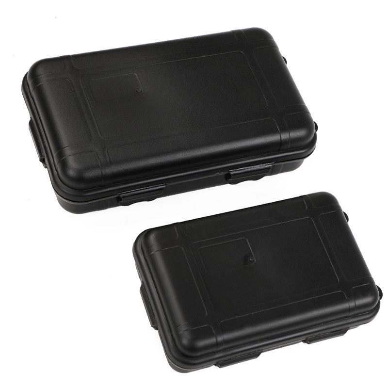 Large Waterproof Shockproof Outdoor Survival Toolbox - Dustproof, Pressure-Resistant EDC Storage for Camping & Mountaineering