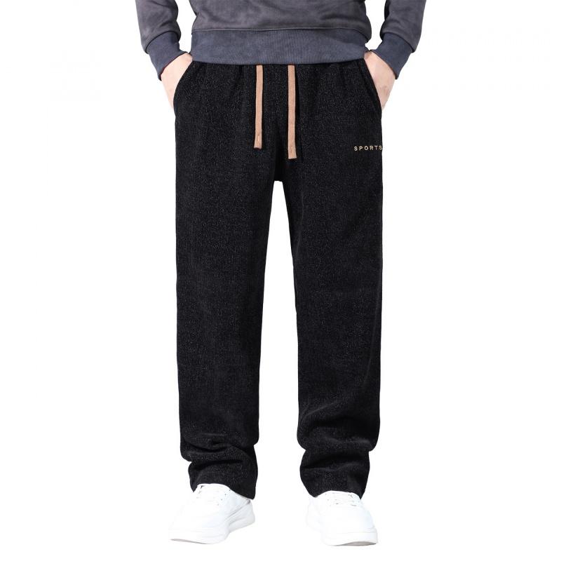 Plus-size Long Pants, Spring and Autumn Straight-leg Pants, Loose Casual Pants, Men's New Sports Pants