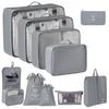 Travel Packing Cubes 7 Set, Clothes Organizer Bags for Suitcase Luggage, Portable Storage Bags for Clothes Socks Underwear
