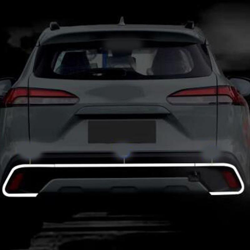 Car Rear Door Trunk Tailgate Lid Cover Strip Bumper Frame Trim Exterior Accessories For Toyota Corolla Cross XG10   2024