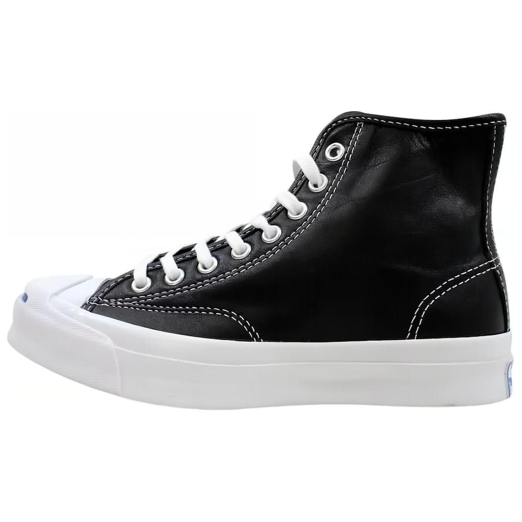 Converse Jack Purcell Signature Hi Black White Unisex Sneakers 153586C