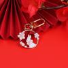 Porte-clés Pendentif Auspicieux Dragon & Phénix - Poisson Koi Cadeau du Nouvel An