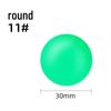 Silicone Olive-Shaped Fluorescent Fishing Float Tail Magnifier Bean
