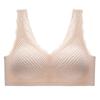 Women Skin Friendly Seamless Bubble Lace Push Up Gathering Beauty Back Camisole Bra