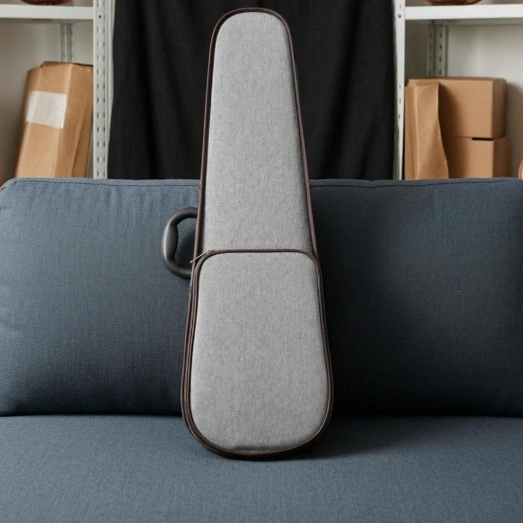 Violin Case Textured with Exterior Storage Pocket Shock Absorbent