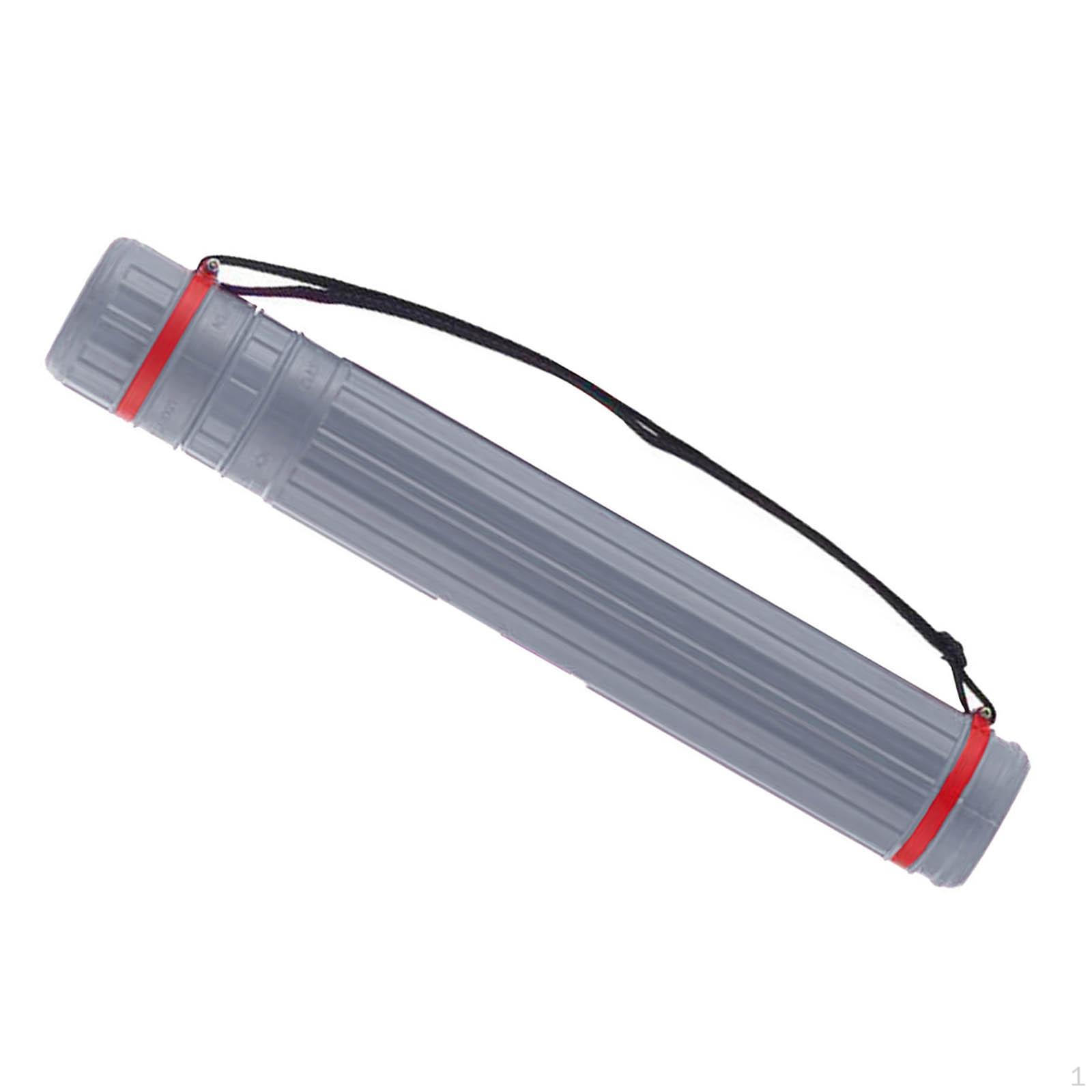 

Poster Tube with Adjustable Shoulder Strap for Artwork Storage сірий колір