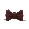Cute Bow Small Bag Spring 2025 New European and American Fashion Niche Shoulder Bag Women's Mini Lipstick Bag