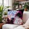 H-Helloweens Rock Band Pillow Case Plush Fabric Soft Pillowcase Double Sided Print Cushion Cover Household Gifts