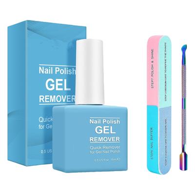 Gel Nail Polish Remover, Nail Gel Nail Polish Remover, No Foil Required, Quick And Easy Nail Polish Remover In 2-3 Minutes, No Soaking15ML