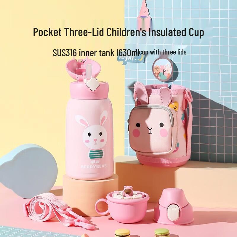 Beddybear 316 Stainless Steel Four-leaf Clover Rabbit Thermos