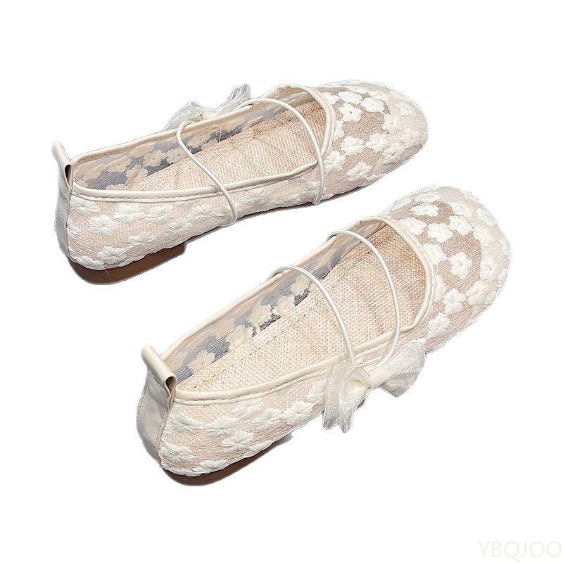 2026 Summer New Style Fashionable versatile Shoes Mesh Breathable women Shoes Soft Sole comfortable Flat Sole Shoes Women