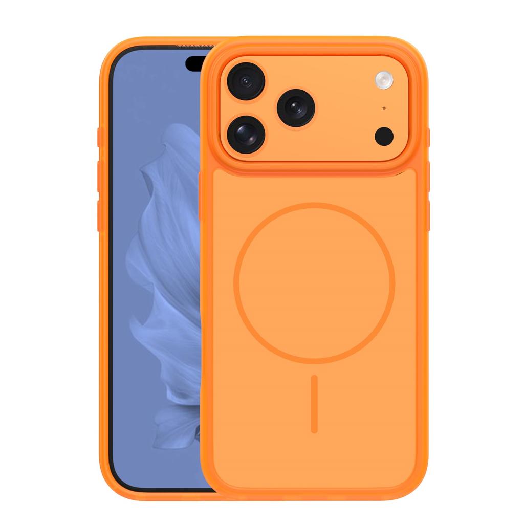 Nakładka Frame Thin Mag Do Iphone 17 Pro 6,3" Pomarańczowa