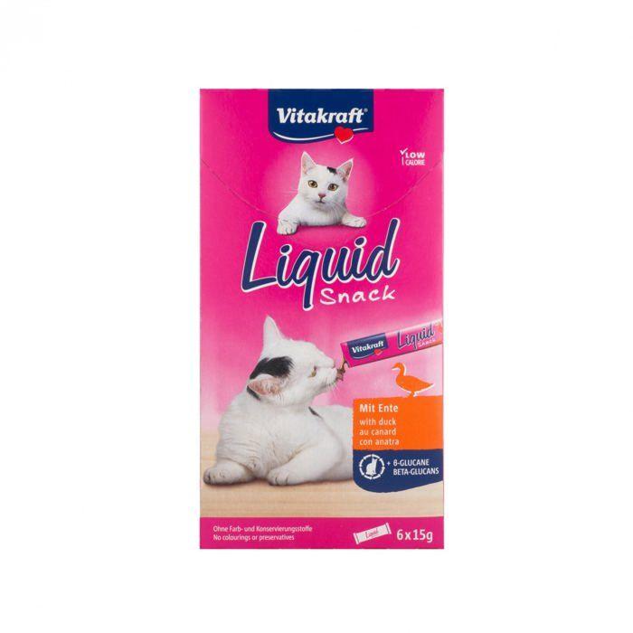 Snack Liquide - VITAKRAFT - Boeuf Et Inuline - Riche En Inuline - Pauvre En Matières Grasses - Pour Chat