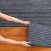 DIY Self-Adhesive Carpet Striped Pattern Repeatedly Washed Peel and Stick Mat Nano-Absorption Cat Scratching Mat Kitchen Door