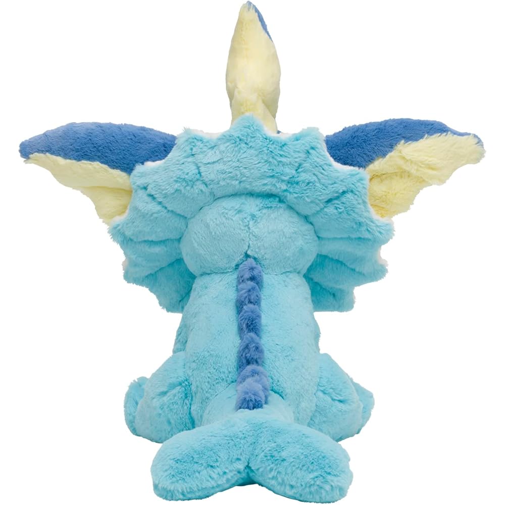 Pokemon Center Original Fluffy Plush Toy Vaporeon 42 x 47 x 46 cm