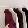2025 Autumn Women's Casual Half-High Collar Loose Sweater