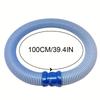 Swimming Pool Cleaner Lock Hose Kit 1M Rubber Pool Vacuum Cleaning Pipe for Zodiac X7 T3 T5 MX6 MX8 Swimming Pool Accessories