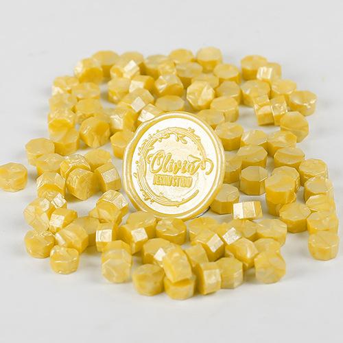 100pcs Per Bag Wax Beads for Sealing Wax stamp Wedding invitation envelop craft decoration gold stamp colorful wholesale DIY