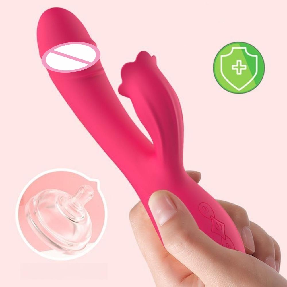Tongue Licking G-spot Vibrator Vaginal Massager Soft Clitoris Stimulator Female Masturbation Sex Toys for Women Adult Products