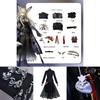 Cosplay Costume Full Set With Wig And Shoes For Anime Roleplay Characters Included