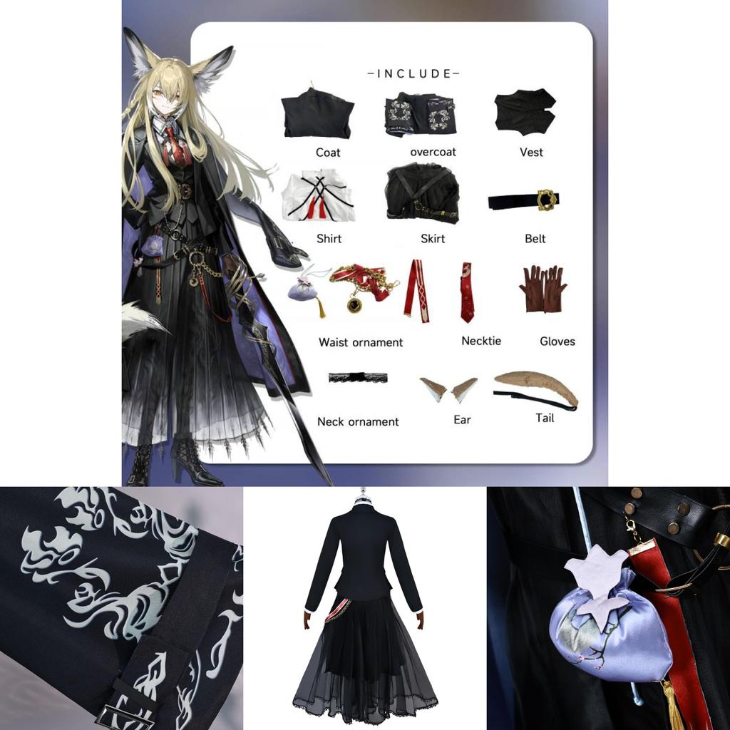 Cosplay Costume Full Set With Wig And Shoes For Anime Roleplay Characters Included