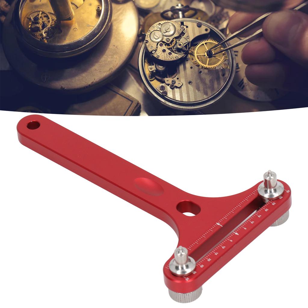 Deschizător Carcasă Ceas Cheie în Formă de T cu 2 Pini Suport Mecanism Capac Spate Remover Instrument de Reparații