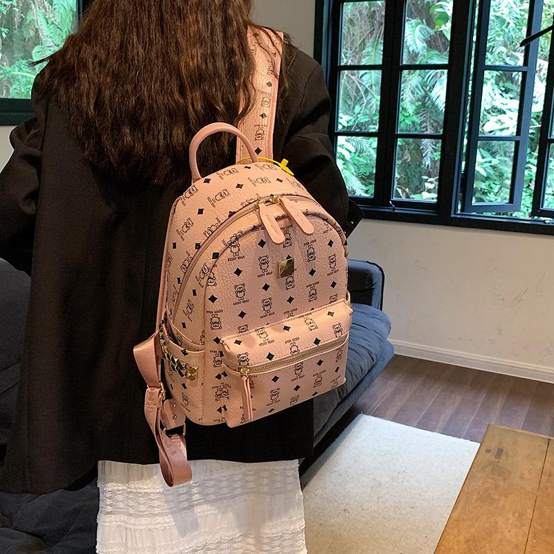 Women's Bag, New Style for Summer, American Vintage Fashion, Niche Backpack, Korean Style, Instagrammable, Dual-purpose Women's Bag