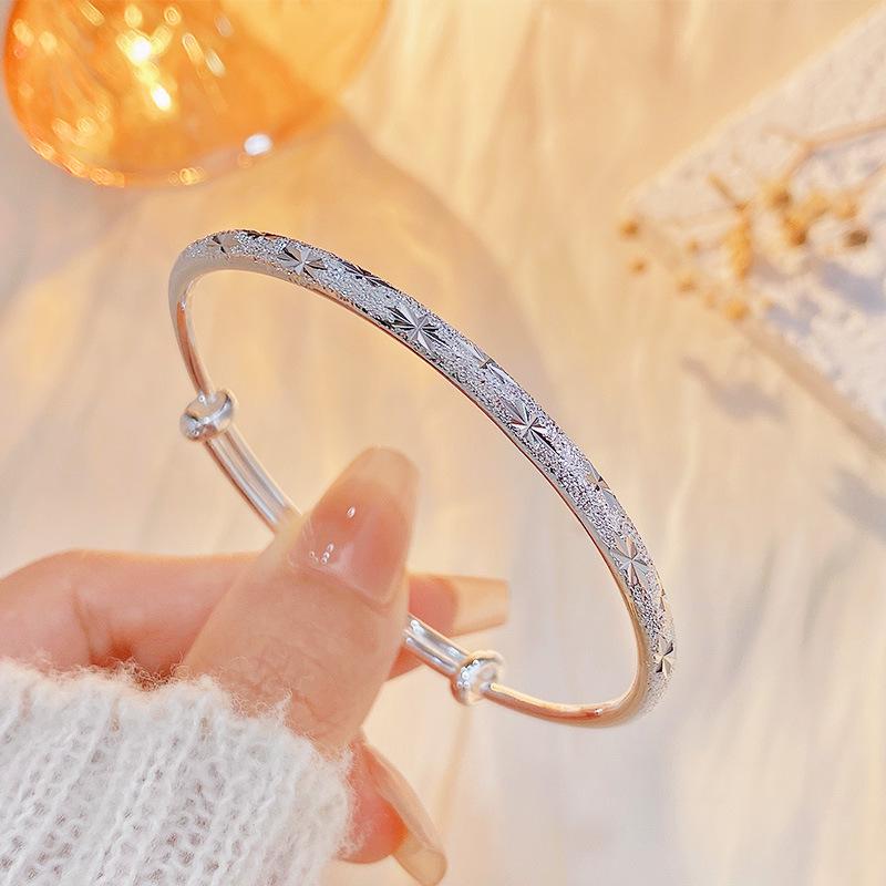 Starry Night Sterling Silver 999 Bracelet - Perfect Valentine's or Birthday Gift for Girlfriend
