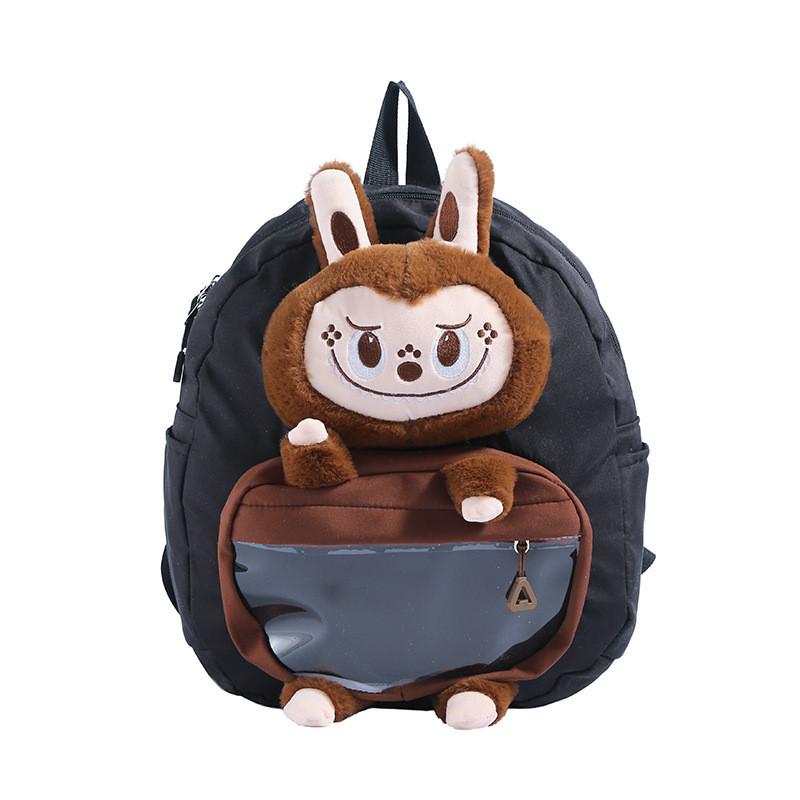 With Plush Backpack Adjustable Shoulder Straps And Capacity Large