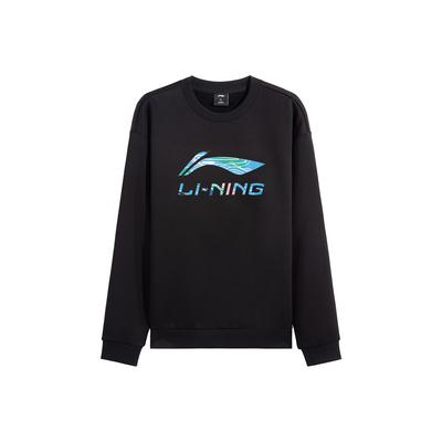 Li-Ning Modny Sweter z Okrągłym Dekoltem Modny Sportowy Styl Życia Wygodny Wszechstronny Prosty Energia Bluza Bluza Unisex AWDVH37-5