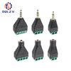 3.5 Jack Connector Stereo Adapter 3.5mm Audio Mono Channel Plug To Screw Terminal Audio Mono Channel Plug