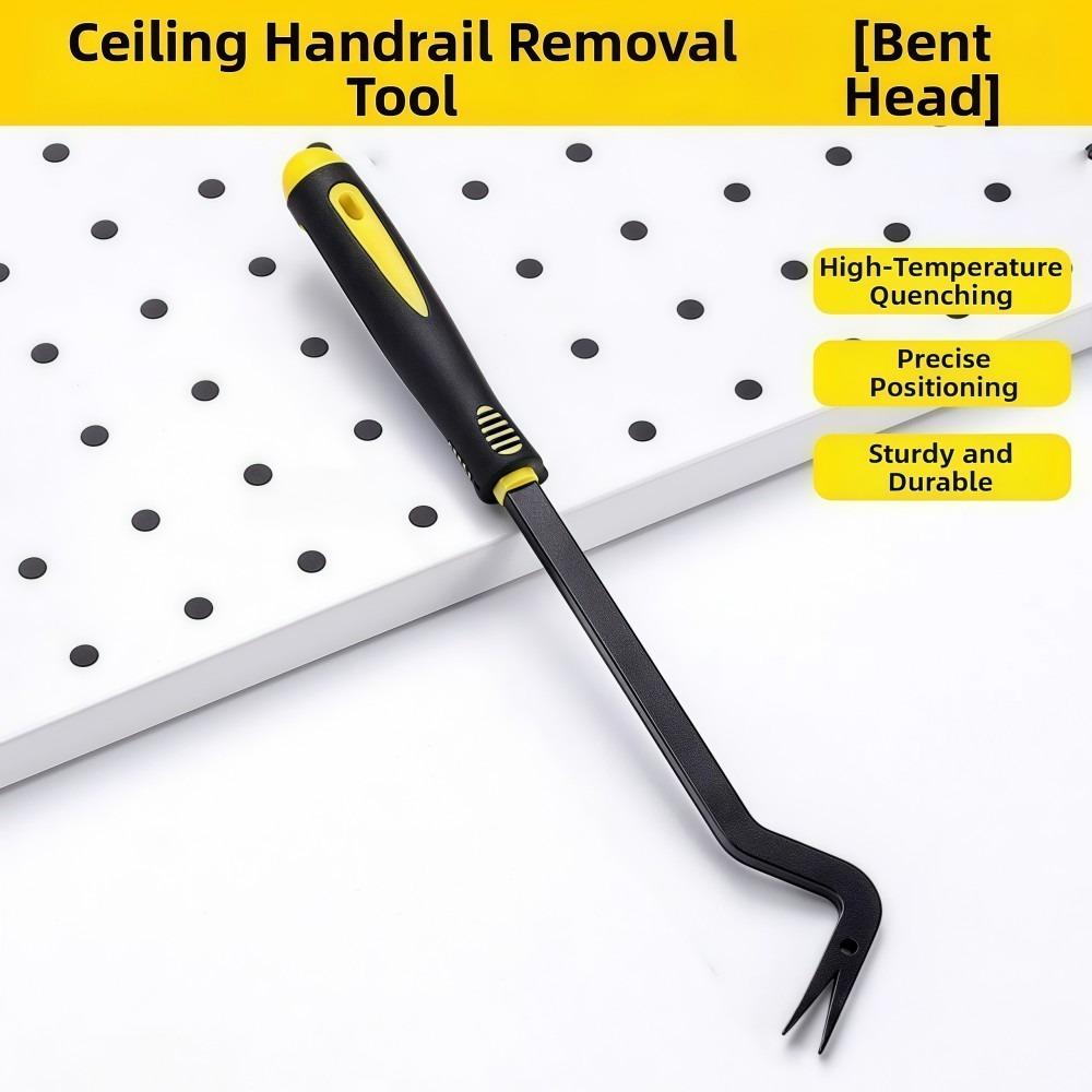 MultiPurpose Car Roof Handle Removal Tool Scratch-resistant Anti-slip Vehicle Clip Removal Hook Long Handle Steel Handle Pry Bar