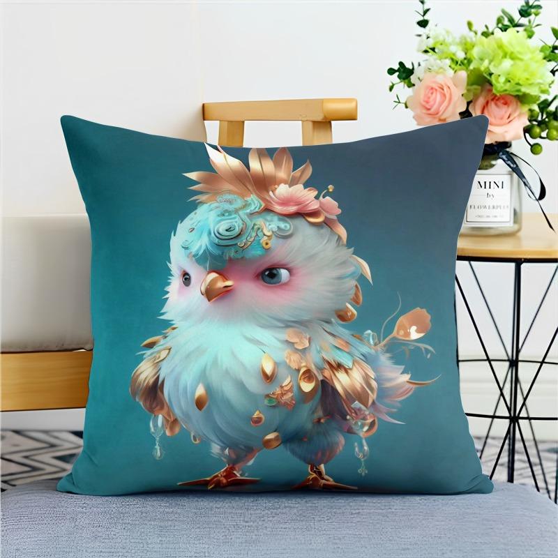 Cartoon Zodiac Pillowcase Dormitory Decoration Office Living Room Home Pillowcase