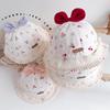 Korean-Style Baby Princess Hat - Warm Autumn/Winter Fisherman Sun Hat for Girls