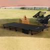 MOON LENCE Folding Camping Cot, Outdoor Bed, Easy to Fold, Compact, Ultra-Lightweight, 160kg Weight Capacity, Includes Pillow, Storage Case, and Carry