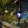 Takasho Solar Light, Alice in Wonderland Silhouette Light, Black, Outdoor Garden Light, Waterproof, Resin and Glass, TA-L02