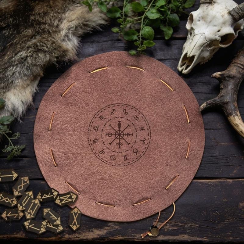Premium PU Leather Dices Pouches Dices Protective Case With Drawstring Closure For Tabletop Gaming And Travel Storage