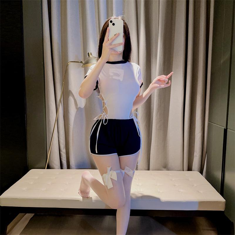 Sexy School Dress Sexy Pure Desire Uniform Passion Crotch Set Crotch Seduction Set A75