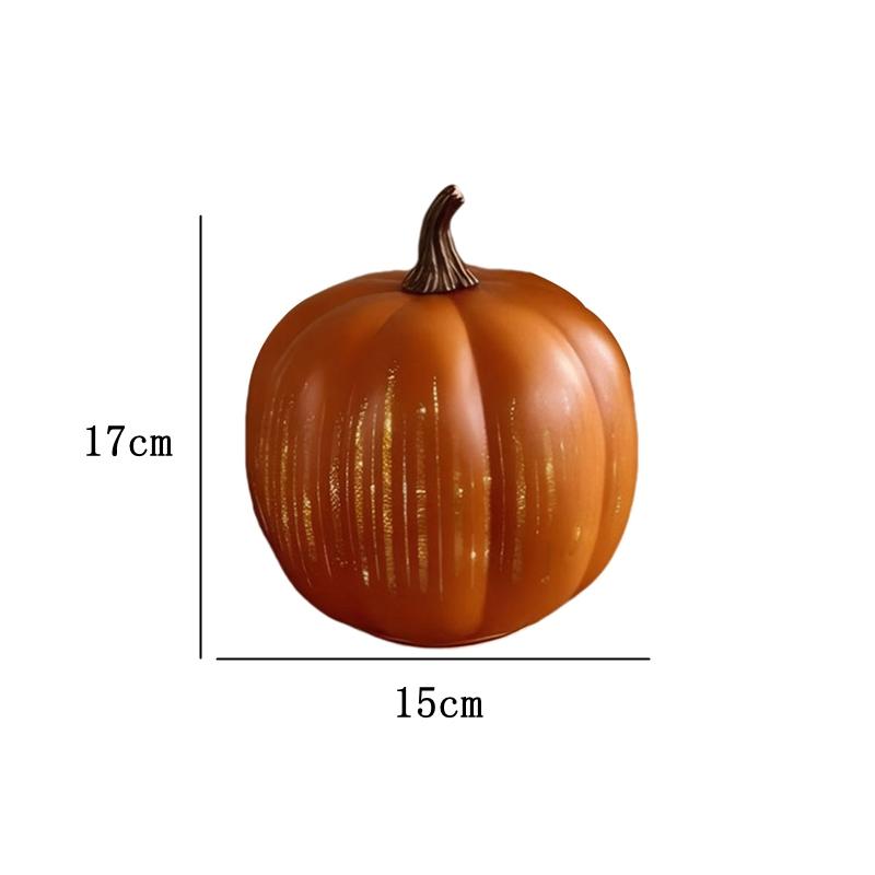 Starry Night Pumpkin with Light for Fall Halloween Thanksgiving Decorations Battery Operated Pumpkin Decoration Ornament