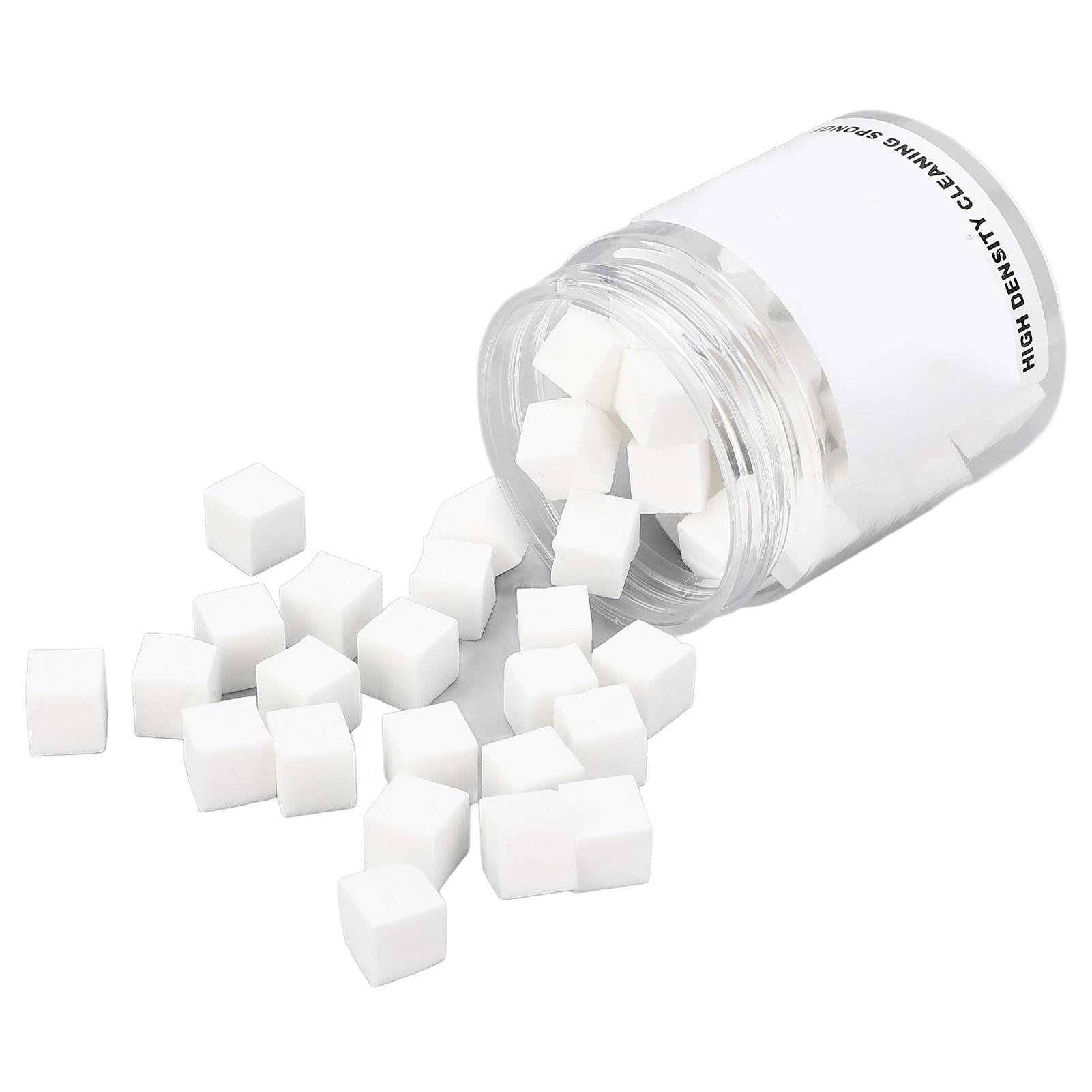 

50 шт. мягких губок для ногтей, квадратные, высокой плотности, чистящие губки для нейл-арта, для омбре белого цвета