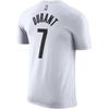 Nike X NBA Collaboration Letter Pattern Crew Neck Short Sleeve T-Shirt Men Tops White CV8504-102