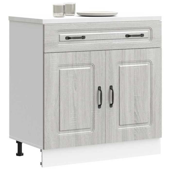 VidaXL Armoire de cuisine Kalmar sonoma gris bois d'ingénierie 853503