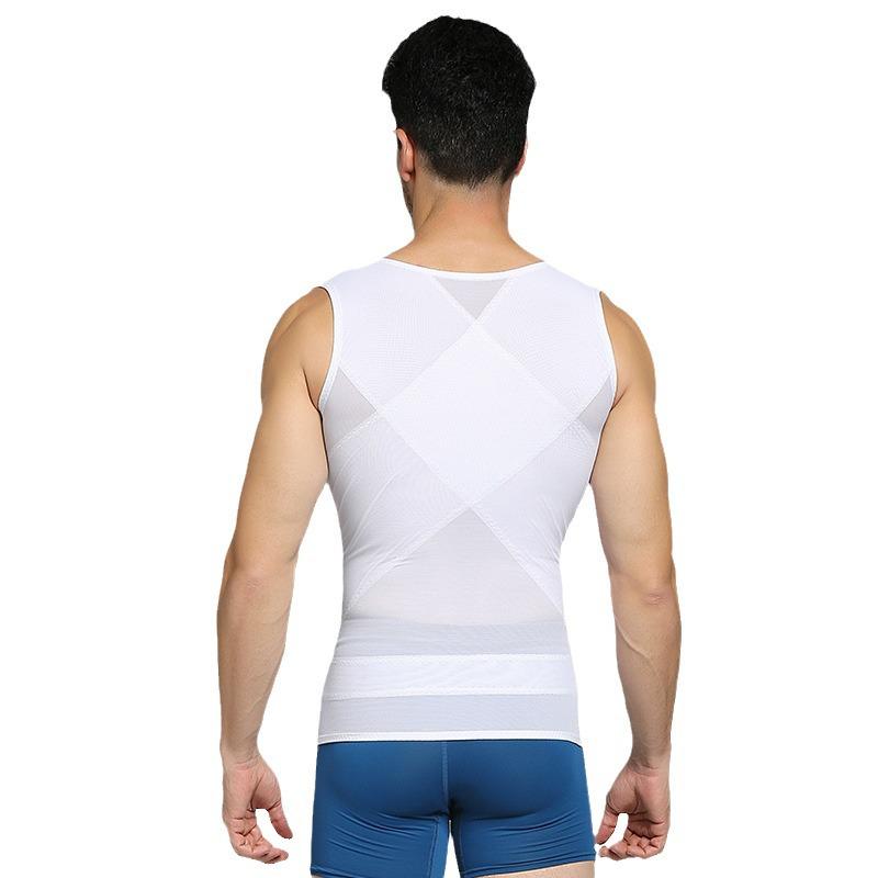 Leichter Herren Body Shaper Taillentrainer & Brustbinder Weste, NY041