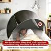 Folding Face Head Mosquito Net High-Density Mesh Face Mosquito Protection Cover  Office