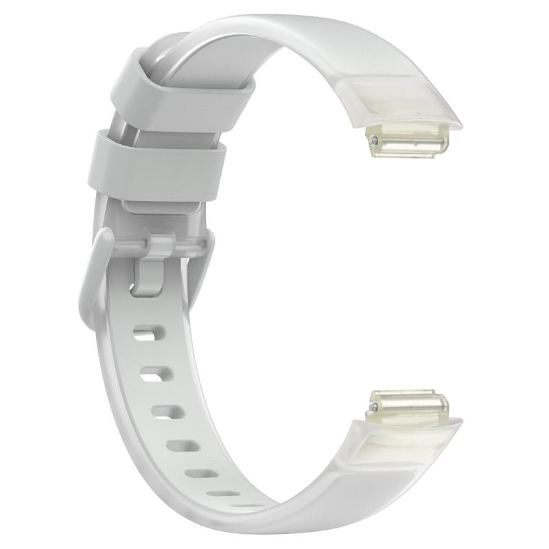 Clear Two Tones Fitness Band Breathable Soft Silicone Quick Change Accessory Simple Installation for Watch Inspire 3