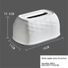 Simple Light Luxury Water Corrugated Spring Lifting Tissue Box Multifunctional Desktop Wall Hanging Dual-purpose Paper Box Spot
