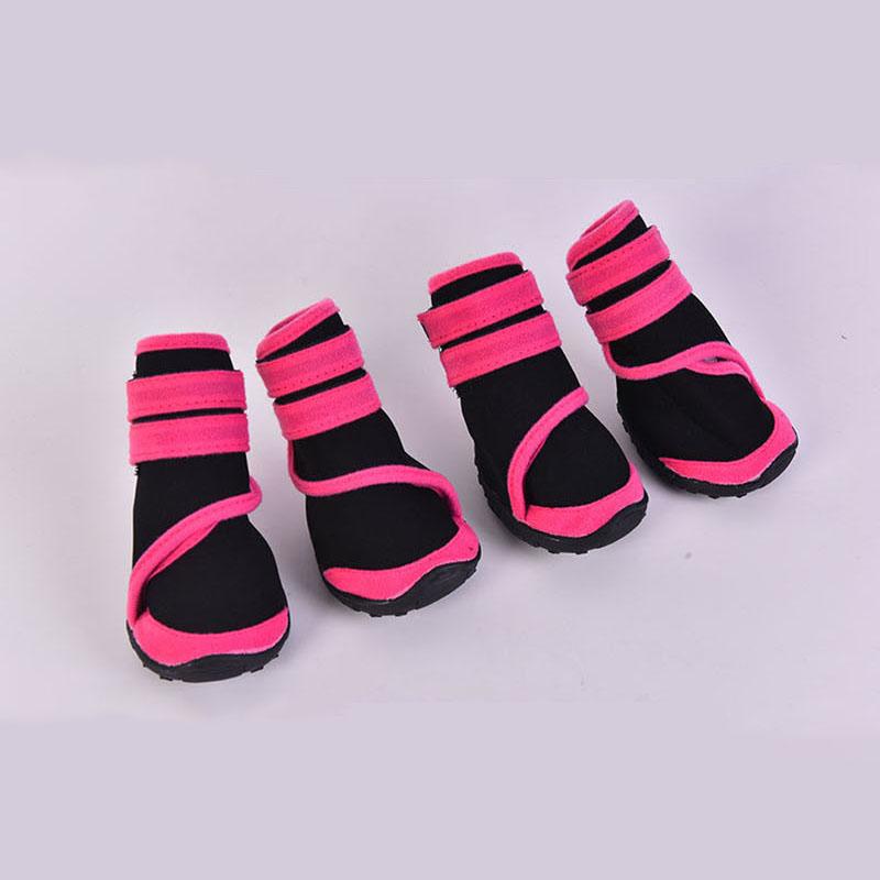 

Большие Собачьи Ботинки Носки Зимние Ботинки для Собак Обувь Дождевик Нескользящие Противоскользящие Обувь для Домашних Животных для Средних Крупных Собак Питбуль Бульдоги XS розовый