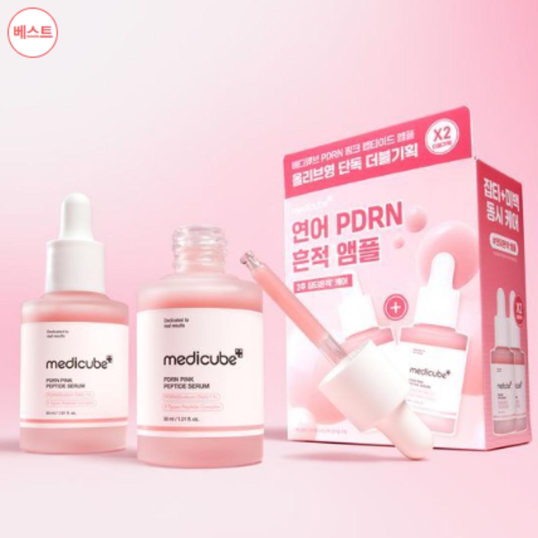 

medicube PDRN Розовая пептидная сыворотка 30 мл 30ml+30ml